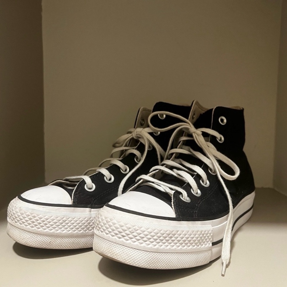 Converse Black High-Top Sneakers - Picture 2 of 6